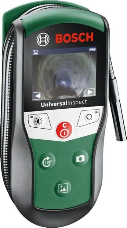 Camera inspectie Bosch UniversalInspect, cablu 95cm, zoom digital, iluminare led