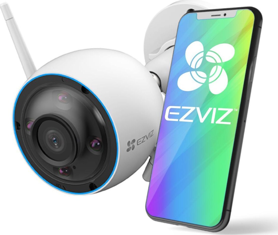 Camera IP Ezviz EZVIZ Camera IP CS-H3 Bullet, 5MP, 2.8mm, IP67, H.265/H.264, Micro SD, Max. 512 GB, alb