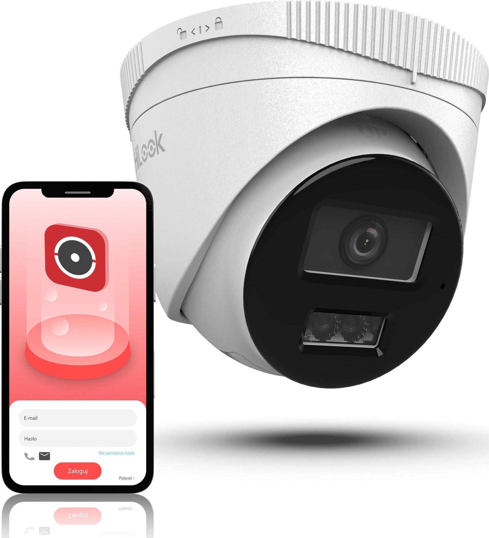 Cameră IP HiLook Cameră IP Hilook de la Hikvision 2MP dom IPCAM-T2-30DL 2,8 mm