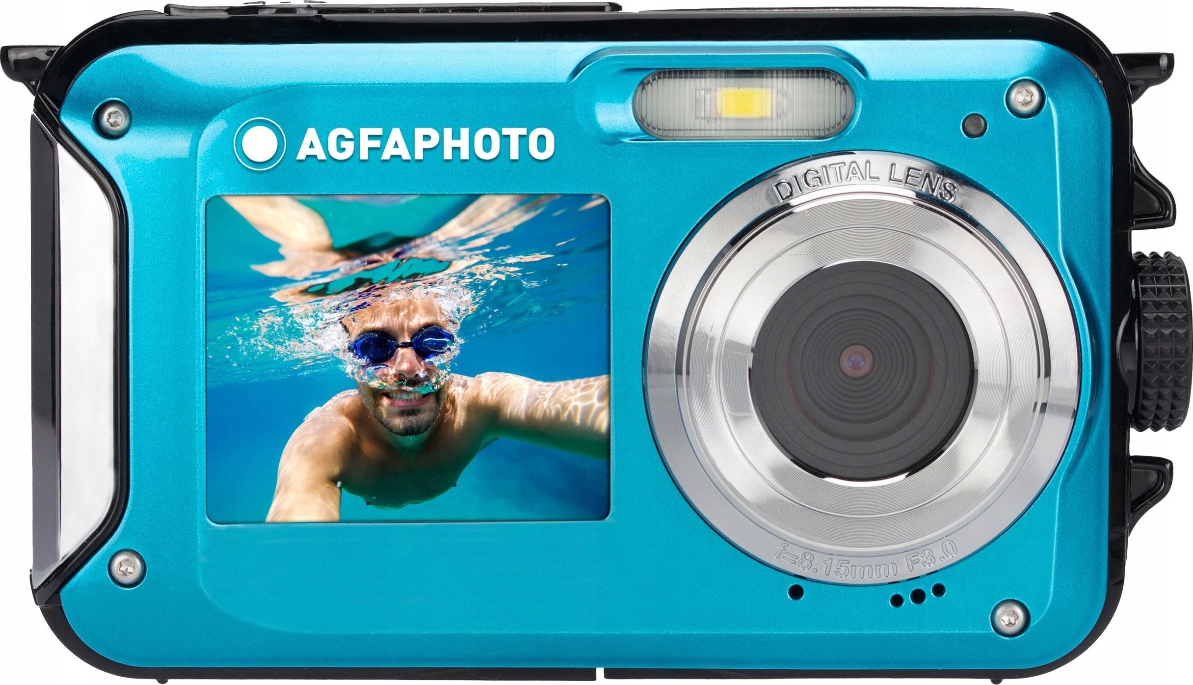 Aparate foto compacte - Camera subacvatica albastru 24MP Video HD 3M Agfaphoto WP8000