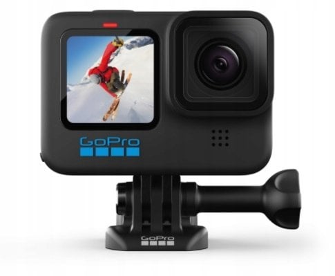 Camera video sport GoPro Hero 10 Black, 5.3K, 23MP, HyperSmooth 4.0, WiFi, GPS, IP68