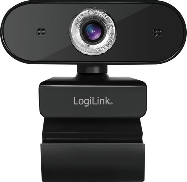 Camera web Logilink senzor 720p HD cu rezolutie video 1280×720 inclinare 30grade, rotatie 180grade, microfon