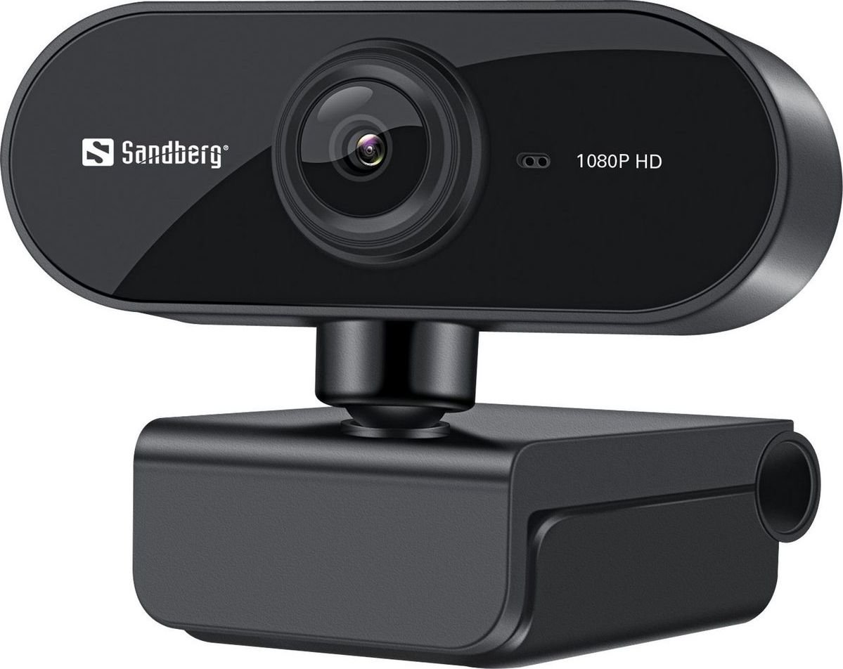 Camere Web - Camera web Sandberg Flex 1080p, cu microfon