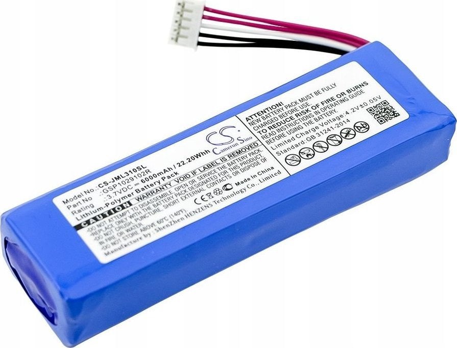 Cameron Sino Akumulator Bateria Typu Gsp1029102r / P763098 Do Jbl Charge 2 / 2+ / 2 Plus / 3 2015 / Cs-jml310sl