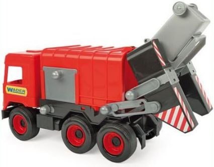 Camion Wader Middle - Camion de gunoi roșu (234778)