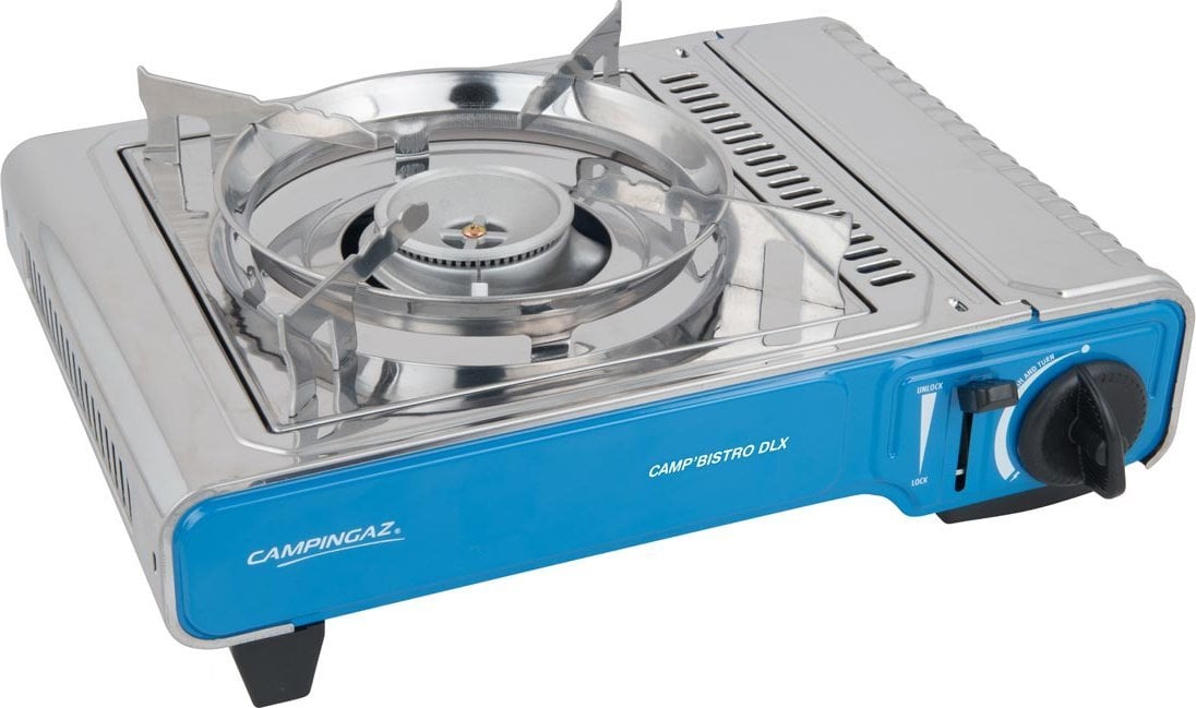 Campingaz Campingaz Gas cooker CampBistro DLX (silver/blue, one-flame cooker)