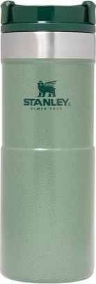 Cana termica Stanley, NeverLeak, 350 ml, Otel inoxidabil, Verde