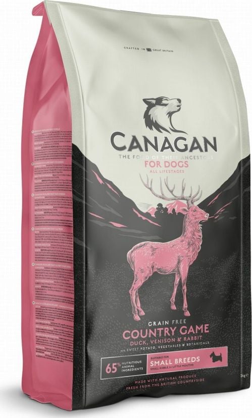 Canagan COUNTRY GAME SB pentru câini de rase mici 0,5 kg