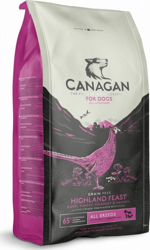 Sărbătoarea Canagan Highland - hrană pentru câini 6 kg
