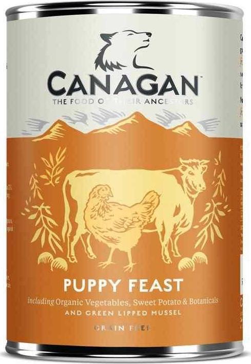Hrana umeda pentru caini Canagan Grain Free Puppy Feast 400 g