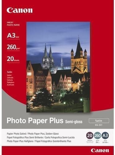 Photo Paper Plus Semi-lucioasa, 20 de coli. SG201A3 + 1686B032