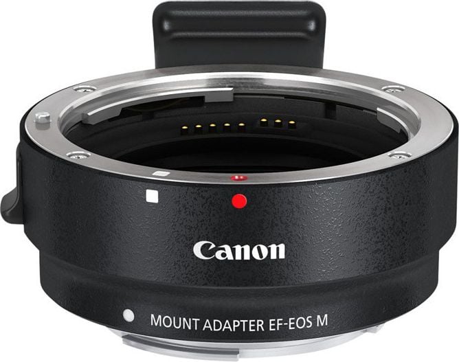 Adaptorul Canon EF-EOS M (6098B005AA) este un dispozitiv care permite montarea obiectivelor cu montura EF pe aparatul de fotografiat Canon EOS M.