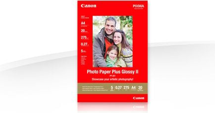 Hartie foto Canon Pixma Photo Paper Plus Glossy II PP-201, 10x15cm, 265 g/m², 50 coli