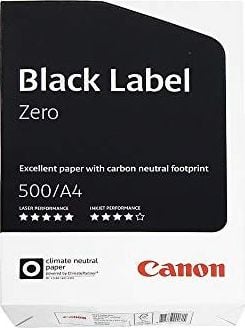 Hartie si produse din hartie - Hartie copiator, Canon, Black Label Zero, A4, 500 coli/top, Alb
