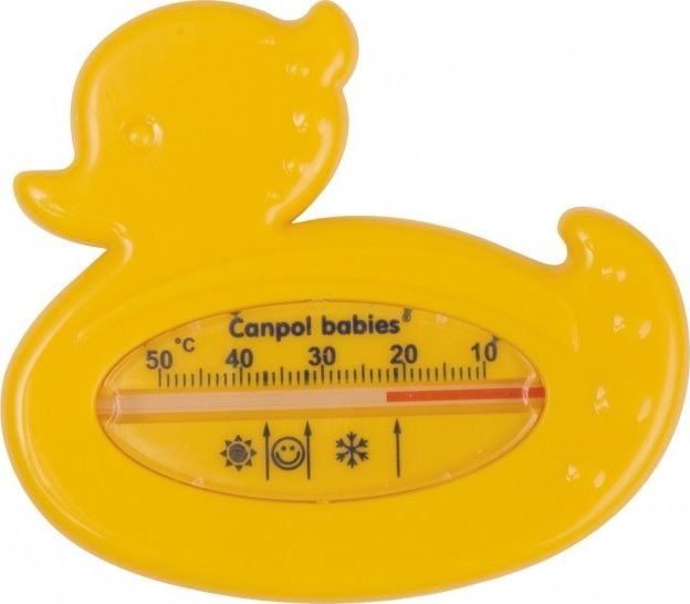 Termometre - Termometru de baie cu  rață Canpol Baby,galben