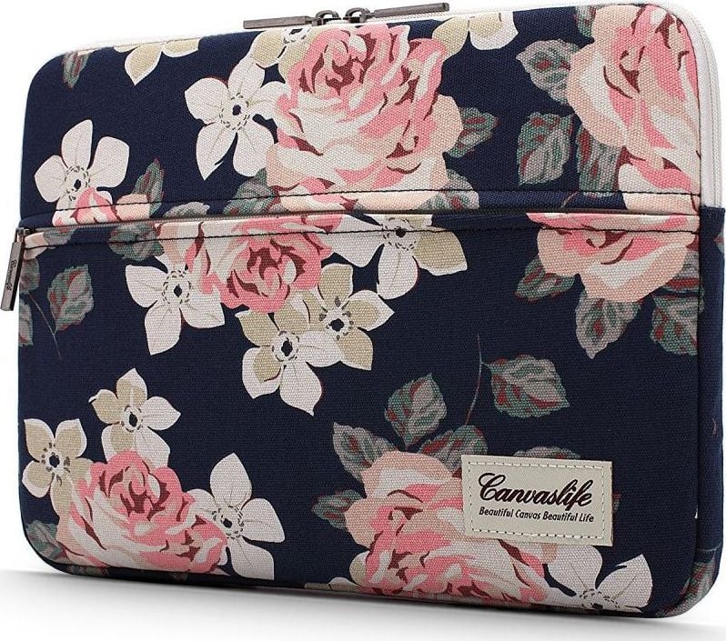 CANVASLIFE LAPTOP SLEEVE NAVY 13-14 ROSE