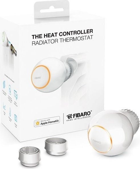 Cap termostatic inteligent de radiator FIBARO Heat Controller, Z-Wave Plus, cod FGT-001 ZW5 EU