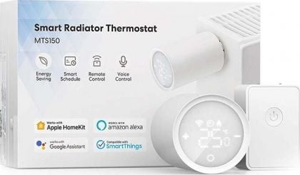 Cap termostatic Meross Smart WiFi Meross MTS150HHK (HomeKit) (kit de pornire)