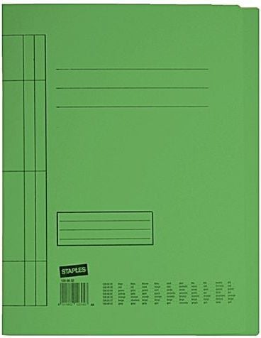 Dosare - Capse carton A4, verde