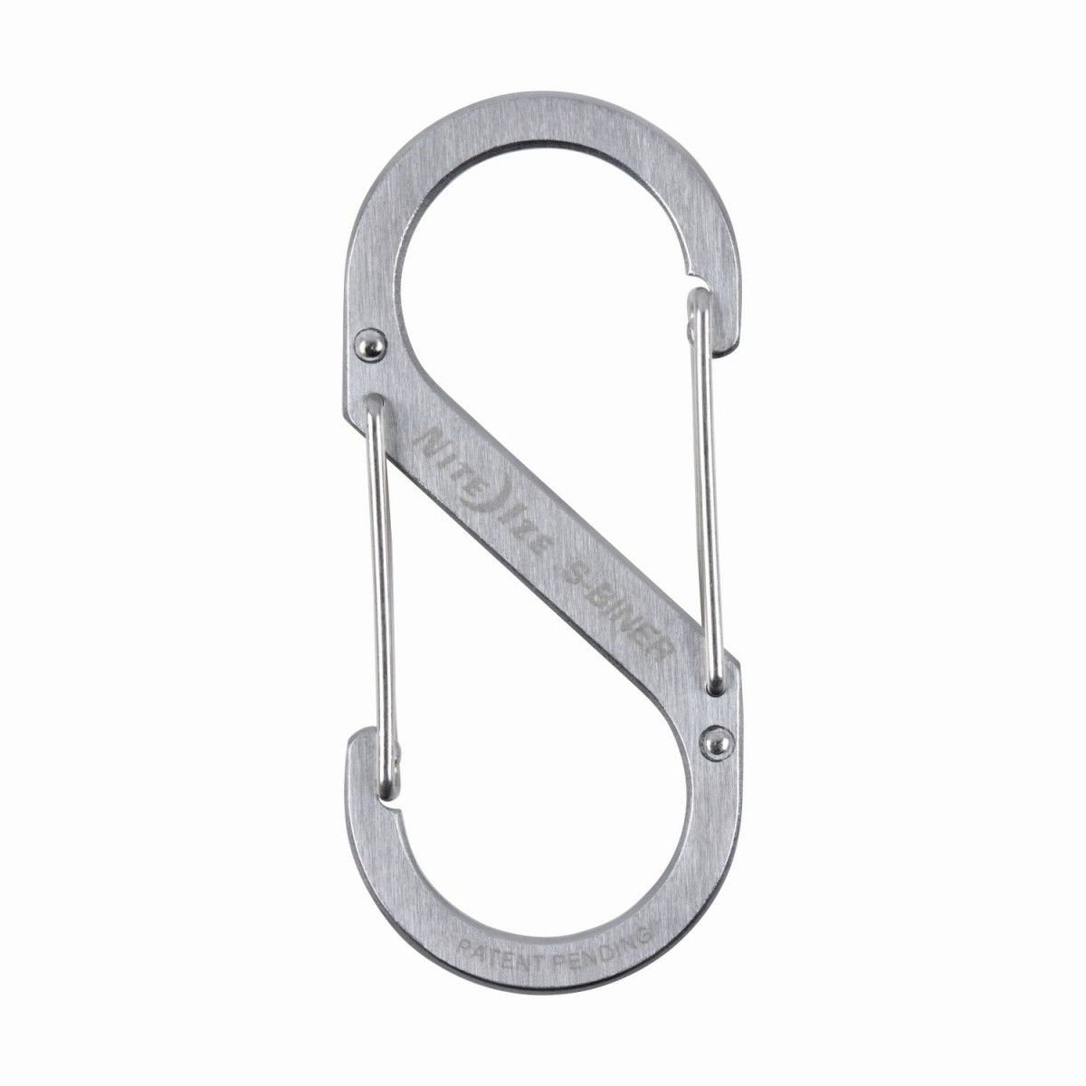 Carabinier Nite Ize S-Biner Dual #4 din oțel inoxidabil (SB4-03-11)