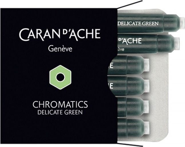 Cartușe de cerneală Caran d`Arche Chromatics verde 6 buc
