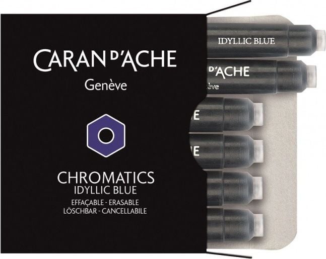 Cartușe Caran d`Arche Chromatics albastru 6 buc