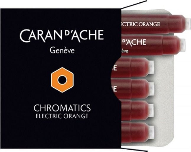 Cartușe Caran d`Arche Chromatics portocaliu 6 buc