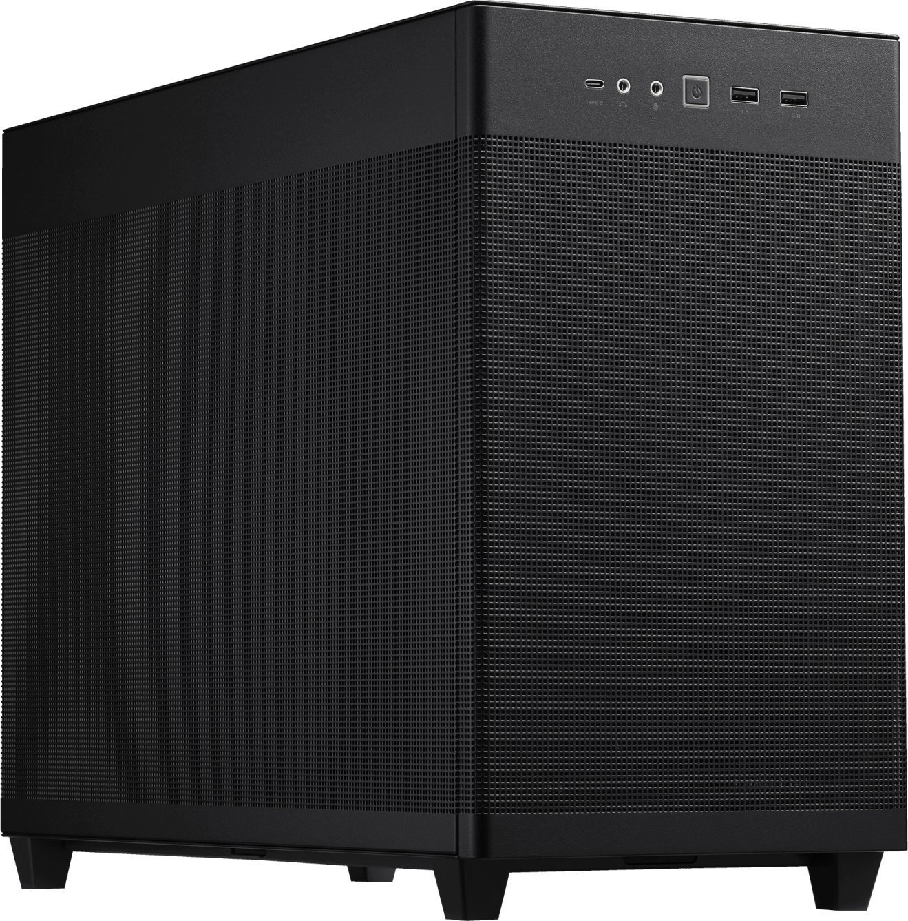 Carcasa ASUS Prime AP201, Mini-Tower, fara sursa, mATX, Black