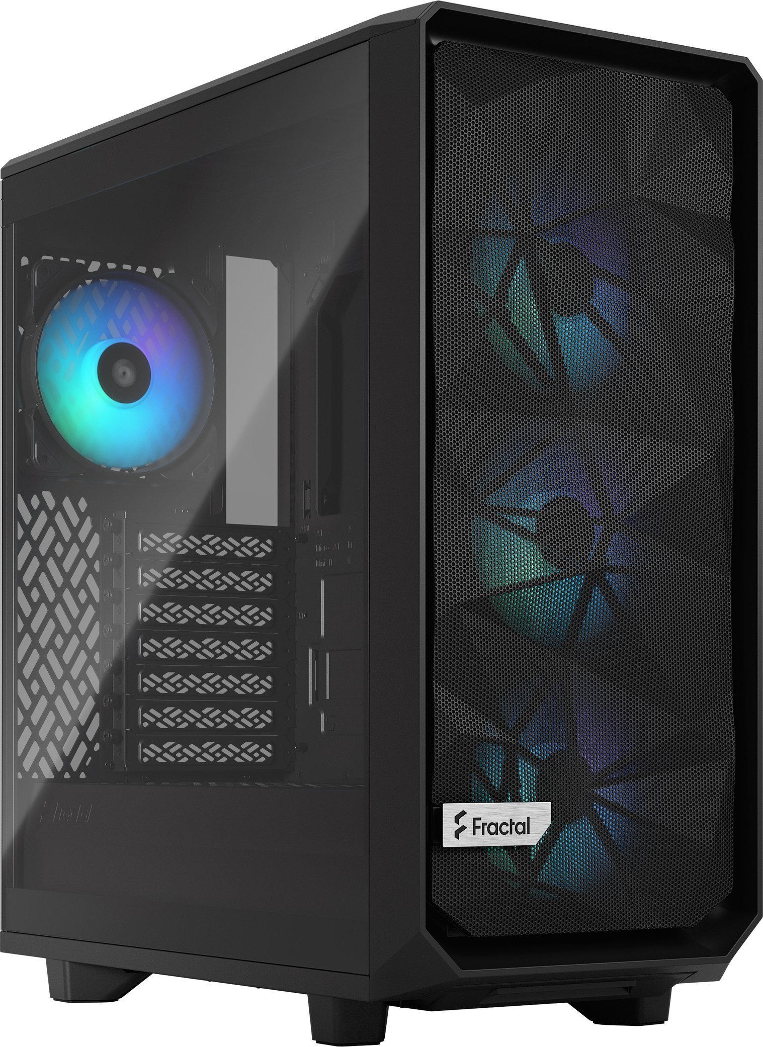 Carcasă compactă RGB Meshify 2 Fractal Design negru (FD-C-MES2C-06)