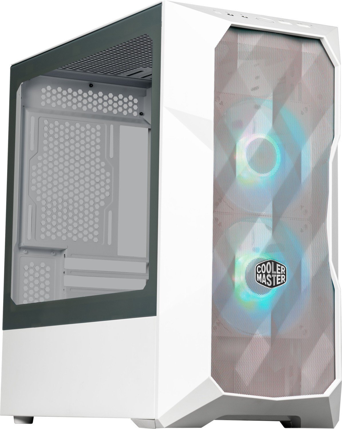 Carcasa Cooler Master MasterBox TD300 Mesh Alb