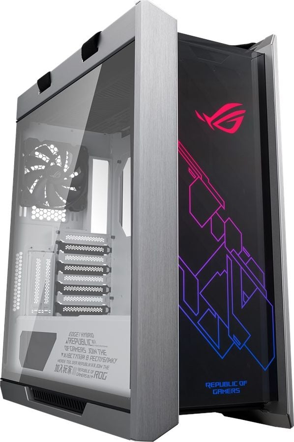 Carcasa de Gaming Asus ROG Strix Helios White Edition, RGB, Mid Tower, Alba