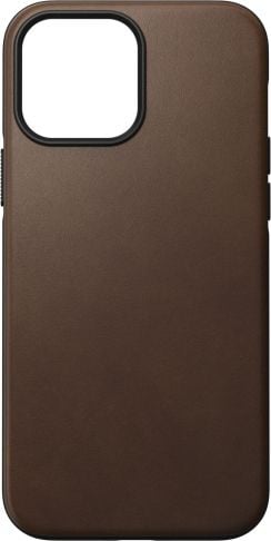 Carcasa din piele naturala NOMAD Rugged MagSafe compatibila cu iPhone 13 Pro Max Brown