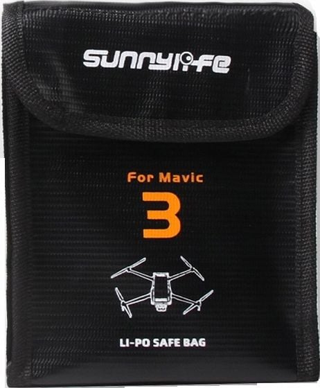 Carcasa doua baterii m3-dc105-2 SunnyLife, pentru Dji Mavic 3, negru