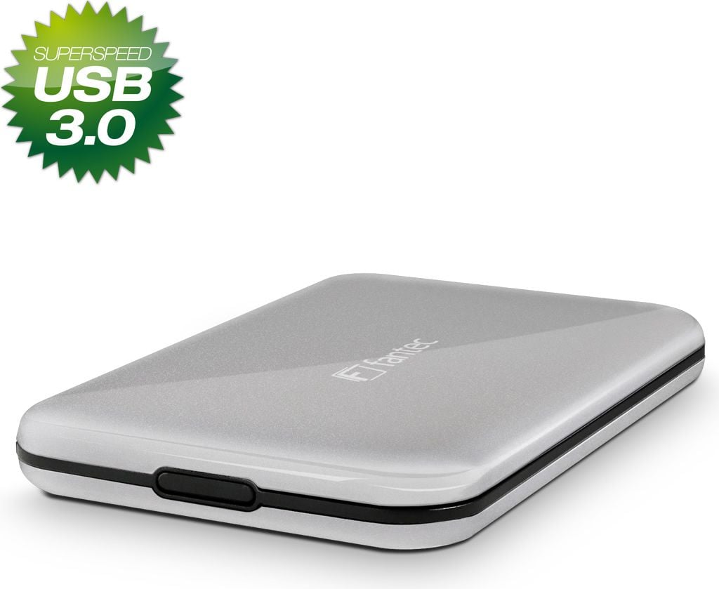 Carcasa Fantec USB 3.0 / 2.5` SATA HDD argintie ALU-25U3 1496