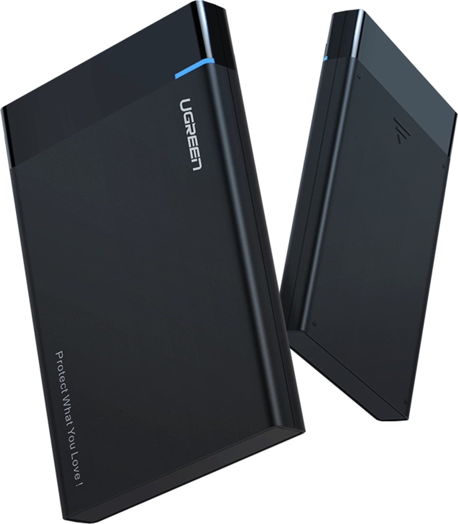 Carcasă HDD/SSD externă UGREEN US221 de 2,5` Ugreen, SATA 3.0, USB-C, 50 cm (negru)