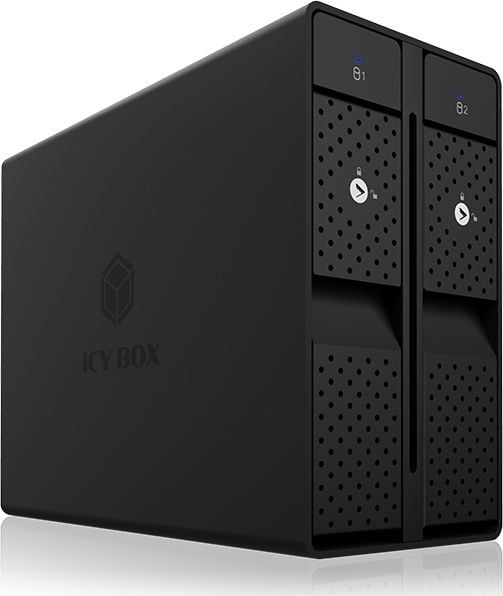 Carcasa ICY BOX IB-RD3802-C31, USB tip C RAID, 2x 3,5 `SATA
