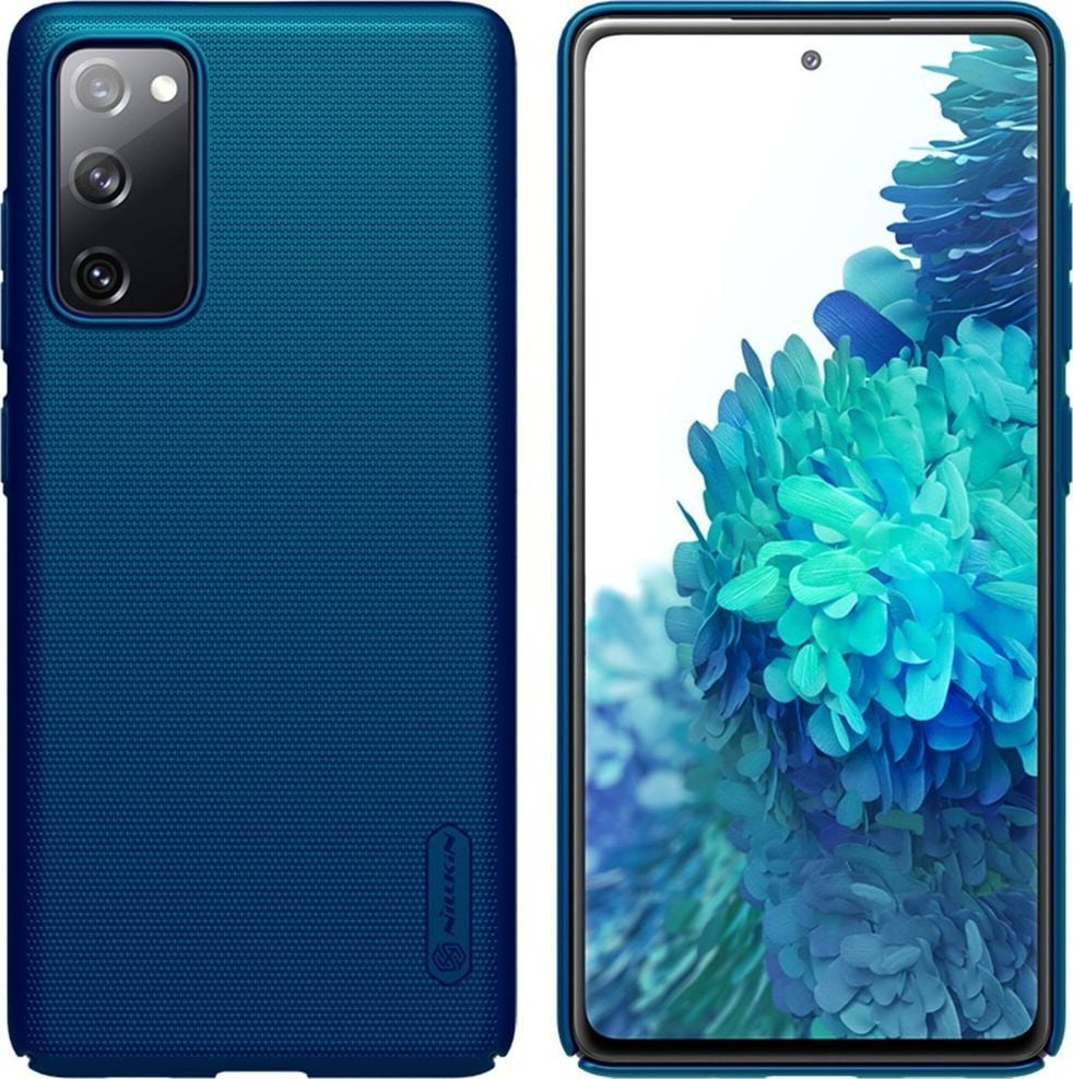 Huse telefoane - Carcasa Nillkin Frosted Shield compatibila Samsung Galaxy S20 FE, Albastru