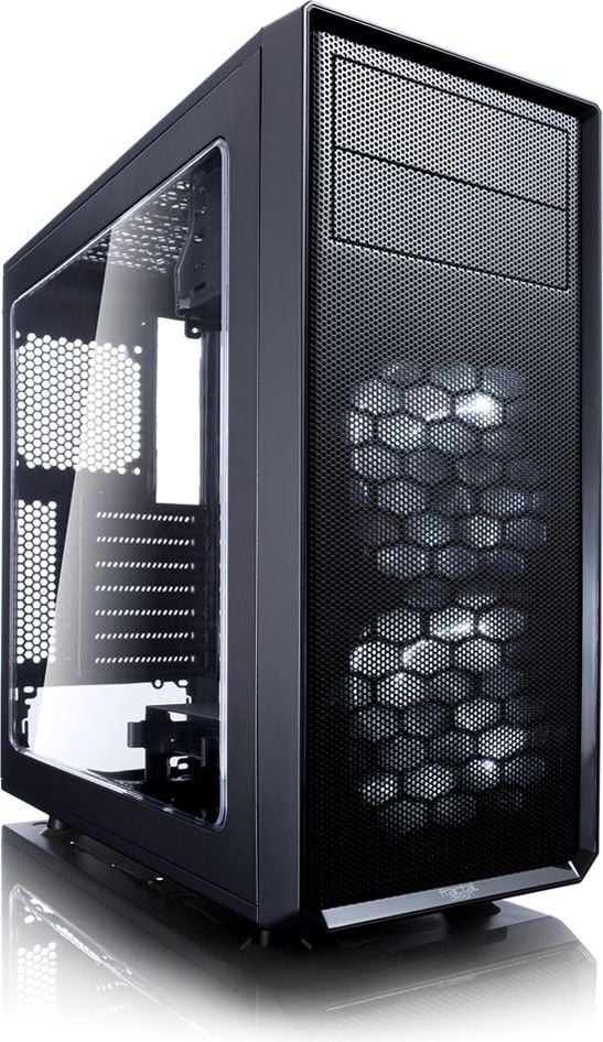 Carcasa PC Fractal Design Focus G (FD-CA-FOCUS-BK-W), ATX, Micro ATX (uATX), Mini ITX, Negru