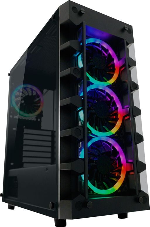 Carcasa PC LC-Power Gaming 709B Solar_System_X Carcasă (LC-709B-ON) , Micro ATX , Mini ITX, ATX , Turnul Midi , 7 sloturi