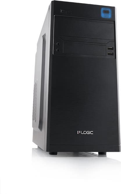 Carcasa PC Logic Concept M4 (AM-M004-10-0000000-0002), Mini ITX, Micro ATX (uATX), Negru