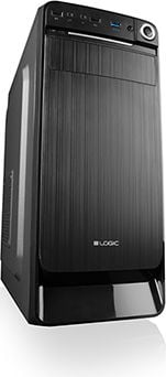 Carcasa PC , Logic , K3 Midi USB 3.0 x 1/ USB 2.0 x 2/ HD AUDIO/ W/O , Negru