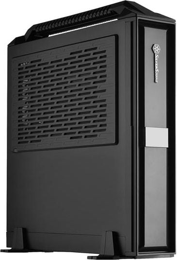 Carcasa PC SilverStone Milo ML08B-H (SST-ML08B-H), Mini ITX, Negru