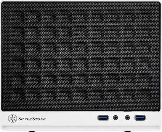 Carcasa PC SilverStone SG13 (SST-SG13WB), Mini DTX, Mini ITX, Alb-Negru