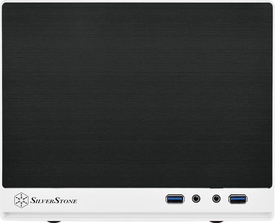 Carcasa PC SilverStone SG13 (SST-SG13WB-Q), Mini ITX, Mini DTX, Alb-Negru