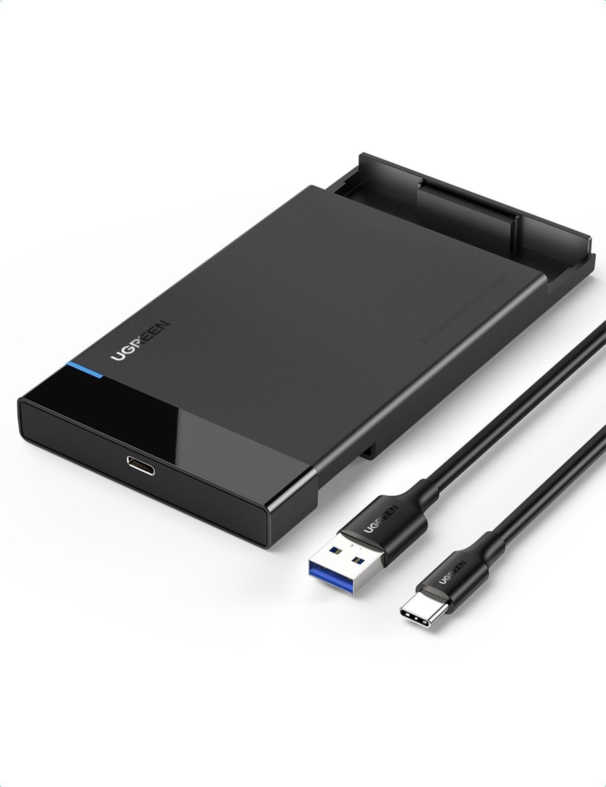 Carcasa rack Premium pentru HDD/SSD extern 2.5 Ugreen US221 50743, 2.5 inch, SATA, UASP