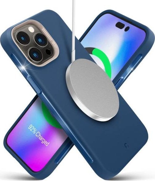 Carcasa Spigen Cyrill Ultra Color MagSafe compatibila cu iPhone 14 Pro Max Blue