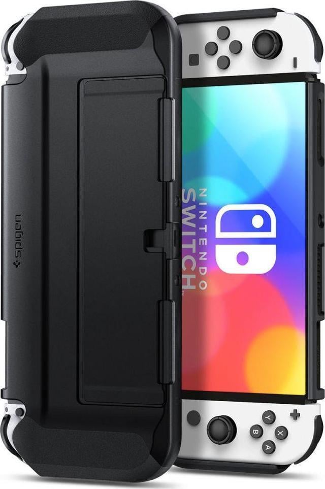 Carcasa Spigen Thin Fit compatibila cu Nintendo Switch OLED Black