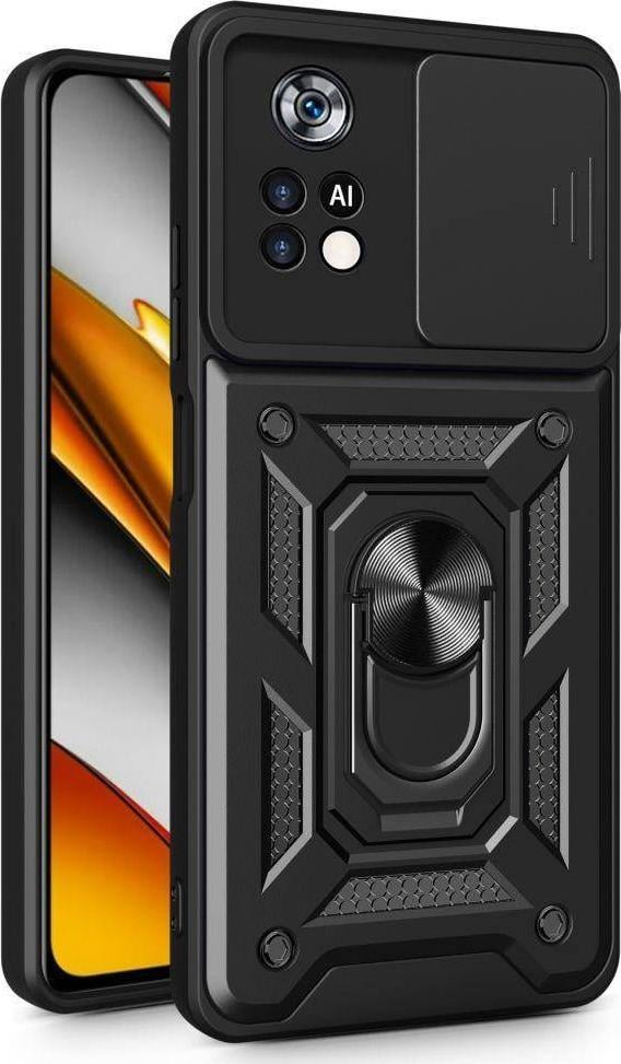 Carcasa TECH-PROTECT Cam Shield Pro compatibila cu Xiaomi Poco X4 Pro 5G Black