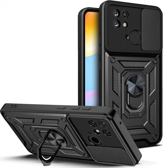 Carcasa TECH-PROTECT Cam Shield Pro compatibila cu Xiaomi Redmi 10C Black