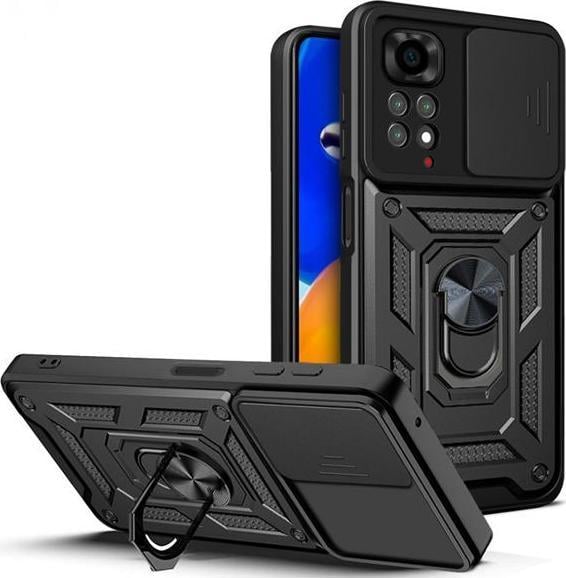 Carcasa TECH-PROTECT Cam Shield Pro compatibila cu Xiaomi Redmi Note 11 Pro / 11 Pro 5G Black